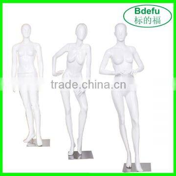 Fashion Design silver chrome mannequin for showing clothes