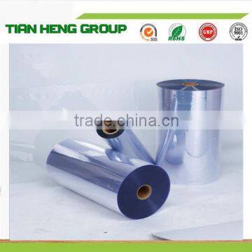 Transparent rigid pvc film used for garment collar