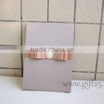 Custom Handmade Wedding Invitation Box With Pearl photo-6