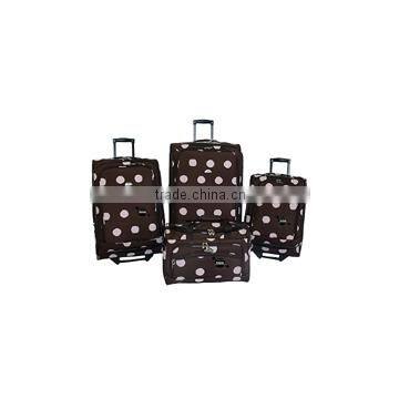 eco friendly hot selling high quality customize grande dots 4-piece luggage set74