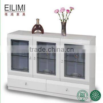 MDF panel material buffet table sideboard for meal room decoration