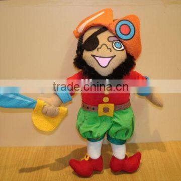 25cm custom made Plush Pirate