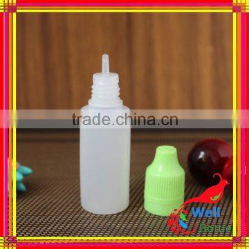 pe bottle with e-liquid bottle pe flat childproof with 30ml unicorn bottles