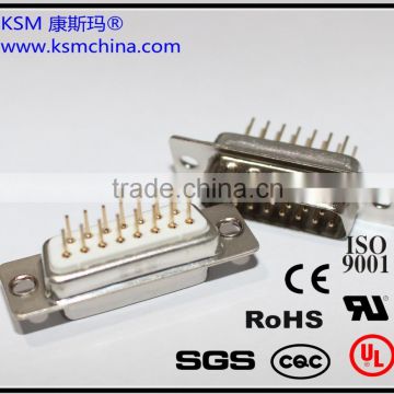 D-sub connector femal and male 15 pins in terminal block