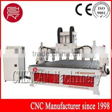 Jinan CNC Milling Machine 3D CHENCAN CNC Multi Spindle Cutting Machine