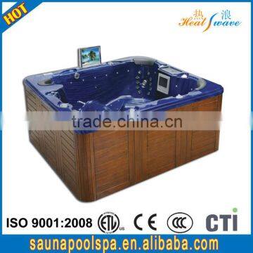High quality 4 person acrylic Outdoor massage Spa hot tub