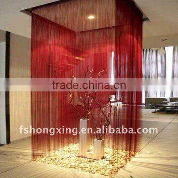 SSC4 red charismatic and weeding string curtain which size is 3mx3m