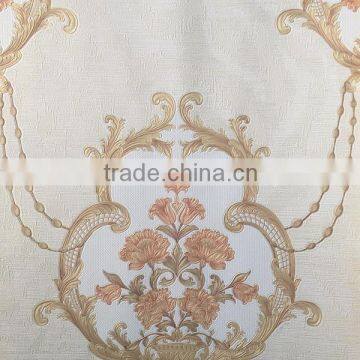 Hot Selling Deep Embossed Flower Basket Pattern Vinyl Wallpaper photo-4