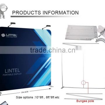 portable backdrop wall stands custom fabric wall exhibition event display