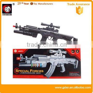 2015New electric gun with infrared and voice for kids flash electric gun