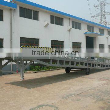 trailer hydraulic loading ramp for container