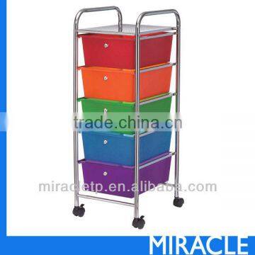 5 -PP Plastic Drawer Storage Organizer Cart Furniture