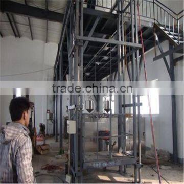 Outdoor Freight Elevator, Guard Rail Hydraulic Cargo Lift