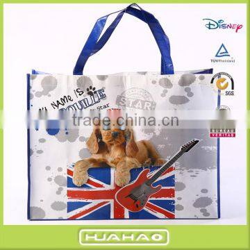 pp non woven laminated cooler bag with hook and loop