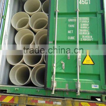 Direct factory pvc corrugado 300mm tubos de drenagem