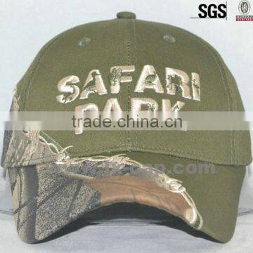 Custom cheap polyester fabric 5 panel camouflage british army cap