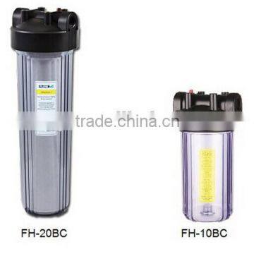 white/clear/blue Filter Housing/household c Refillable Water Filter Cartridge Housing