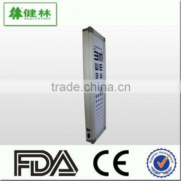 Medical optical visual chart 5M eye testing light box