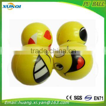 Face One Side Children Toy Balls Soft Anti Stress Ball,PU Foam Ball photo-2