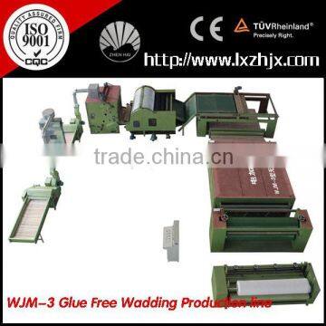 Hot Sale Glue Free Wadding Electricity Oven Production Line WJM-3