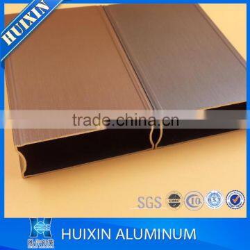 good quality aluminum profile tube in brush surface for door and window