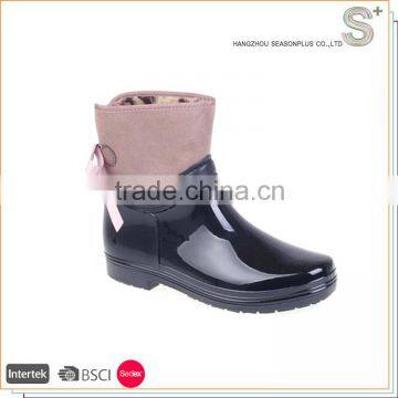 Wholesale high quality transparent rain boots women