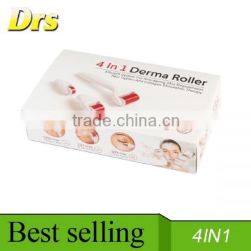 4 in 1 Derma Roller With Disinfecting Tank 1200+720+300 needles body face & eyes