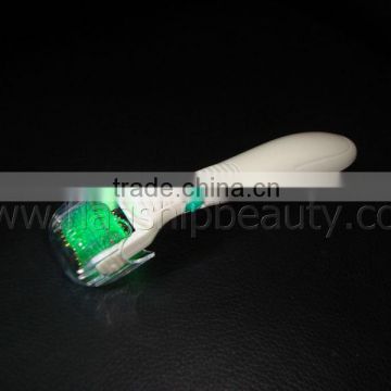 vibrating micro needle led derma roller +replaceable head