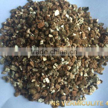 Bulk Lightweight Gloden Expanded Vermiculite for Construction photo-4