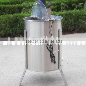 plastic cover 304 stianless steel 4 frames electrical honey extractor