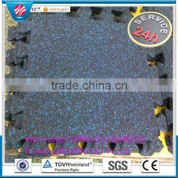 Gymnasium flooring , Gym rubber flooring, Recycled Crumb playground Rubber Tiles