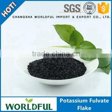 Factory price humic acid/potassium humate/ fulvic acid shiny flake from leonardite source