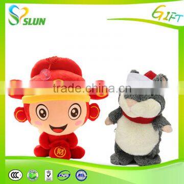 New Year Mascot Spot Blue Shark Plush Toy photo-5