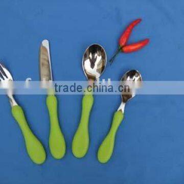 high quality full tang cutlery with plastic handle