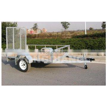 Mesh floor ATV trailer