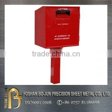 OEM custom made high quality wrought iron mail box