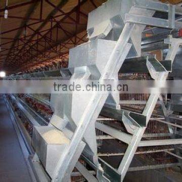 Poultry Farming Equipment Automatic Feeding System With Chicken Cage