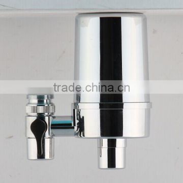 Chrome faucet ceramic water purifier activated carbon home use