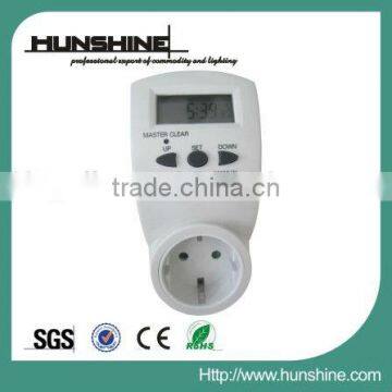 germany type 3600w programmable digital timer switch plug