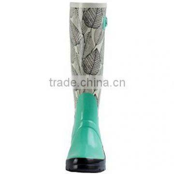High Heels Women Rubber Rain Boots photo-3
