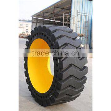 Solid Mold-on Heavy Truck Tires Wheel With DISC for Heavy Skid Steer Loader photo-4