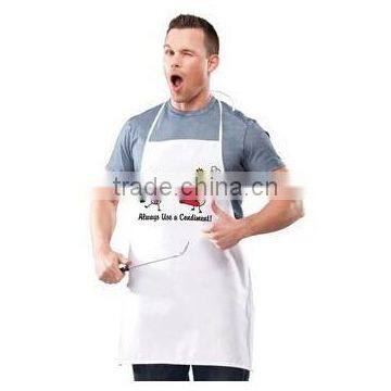 Adjustable Neck Strap Black Bib Apron for Waiter photo-2