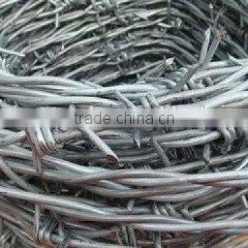 Galvanized / Pvc Coated Barbed Wire Price per Ton