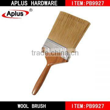 Eco-friendly new design wooden pure bristle paint brush household tools paint
