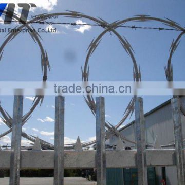 BTO-30 Steel Razor Barbed Wire Mesh for sale