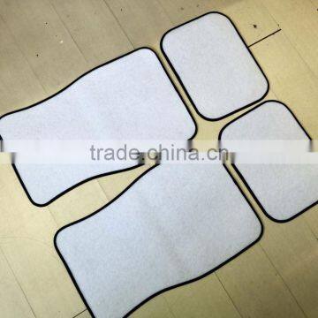 Blank White Car Mats For Custom Sublimation Print