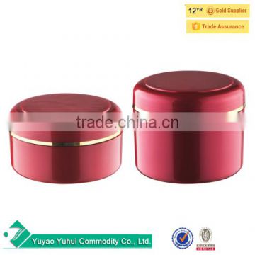 150ml 250ml Red Jar Single Wall Cosmetic Plastic Jar