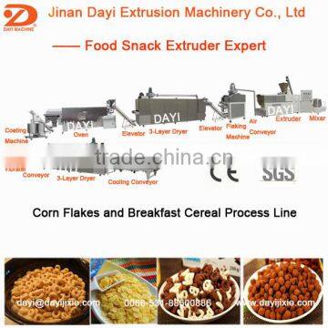 Stainless Steel Double-screw Corn Flakes Breakfast Cereal Extruder Machinery photo-2