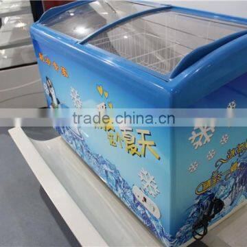 Arc Display Cabinet Series /ice Cream Freezer Fresh Refrigerator Restaurant Freezer photo-3