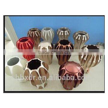 aluminum curtain rod bracket plug profile